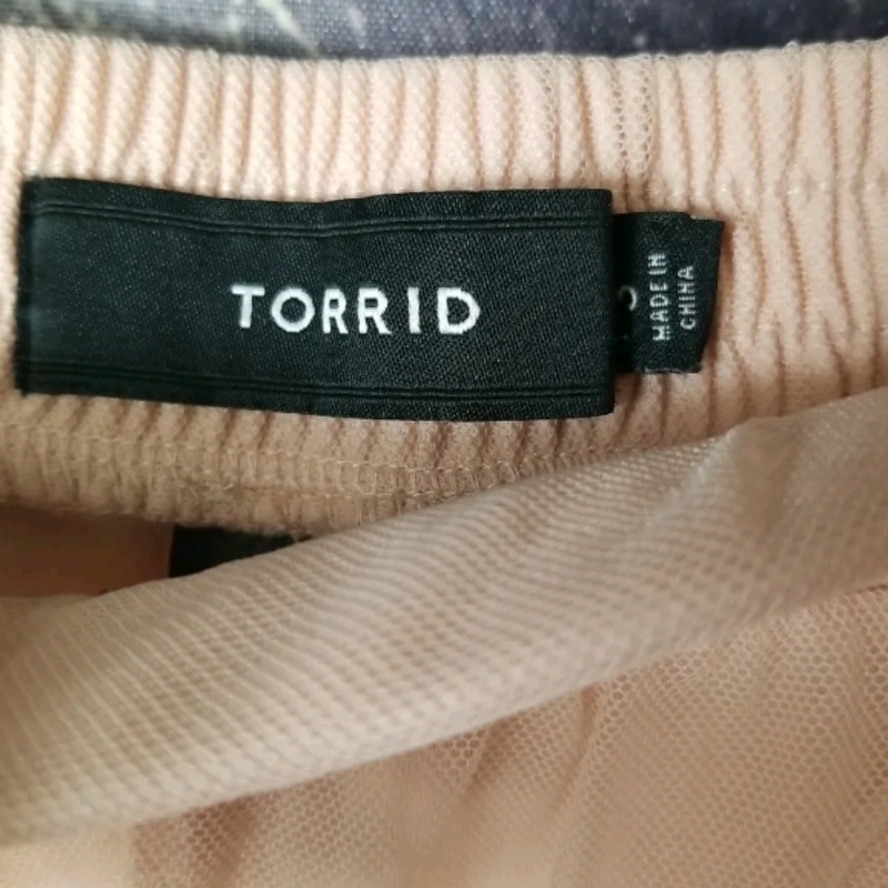 TORRID Women's Pink Elastic Waist 5 Inch Pull-On Stretch Mesh Mid-Rise Short 3X - Picture 4 of 8